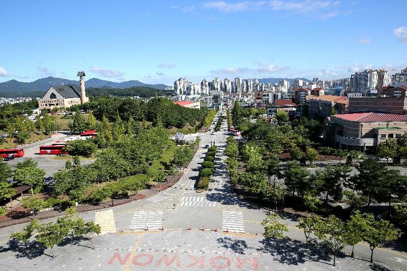 목원대학교 전경