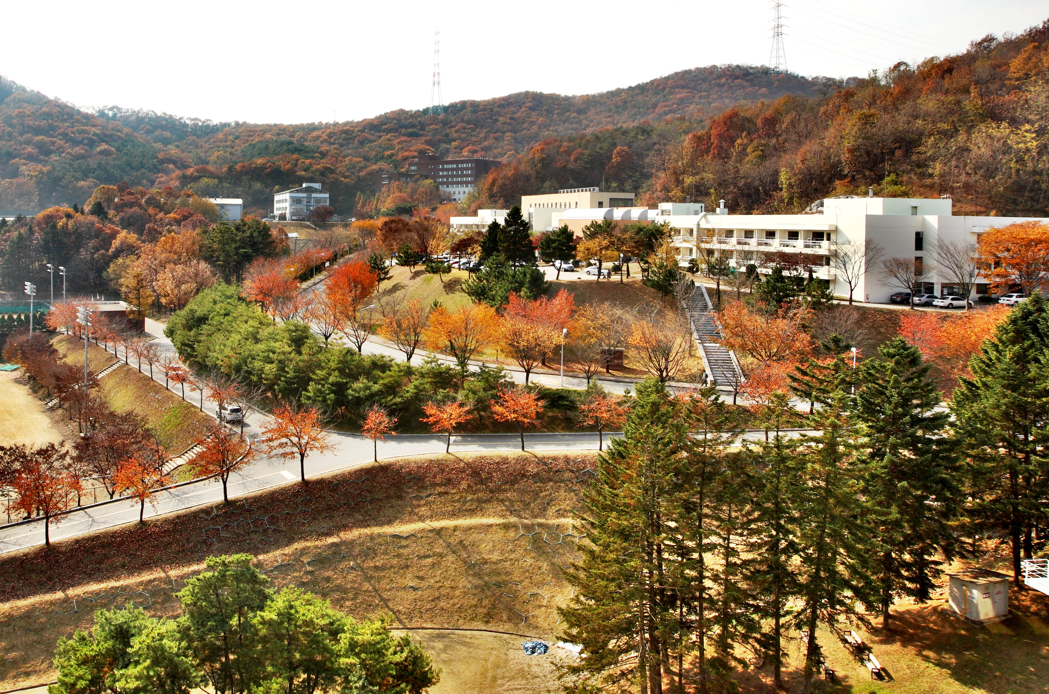 명지대학교(용인캠퍼스) 전경