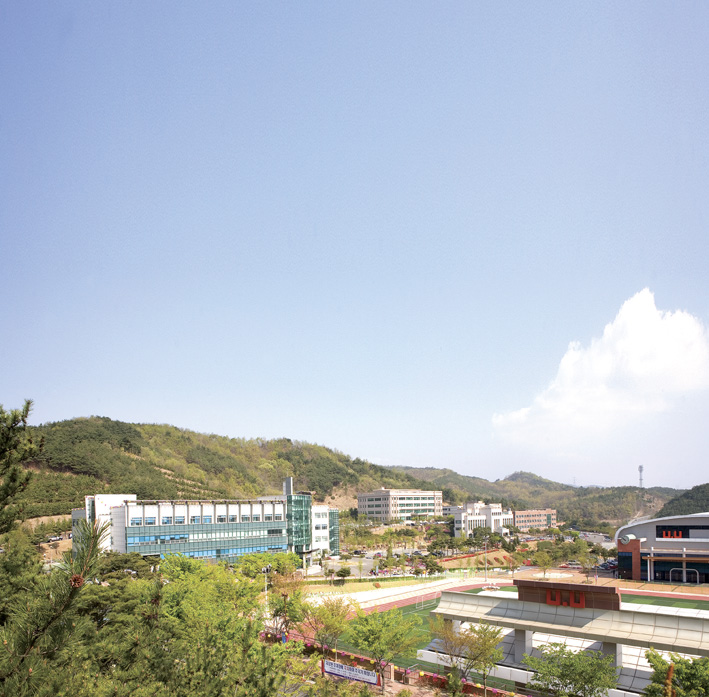 위덕대학교 전경